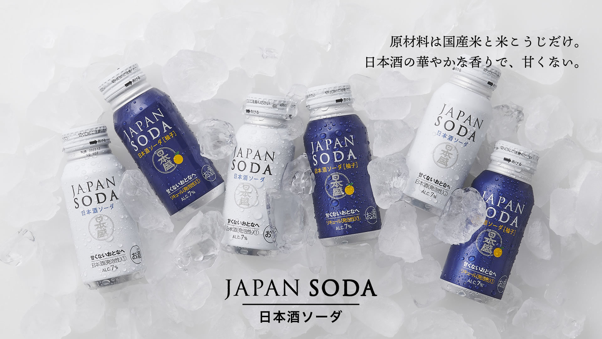 JAPAN SODA｜日本酒ソーダ、でたそうだ